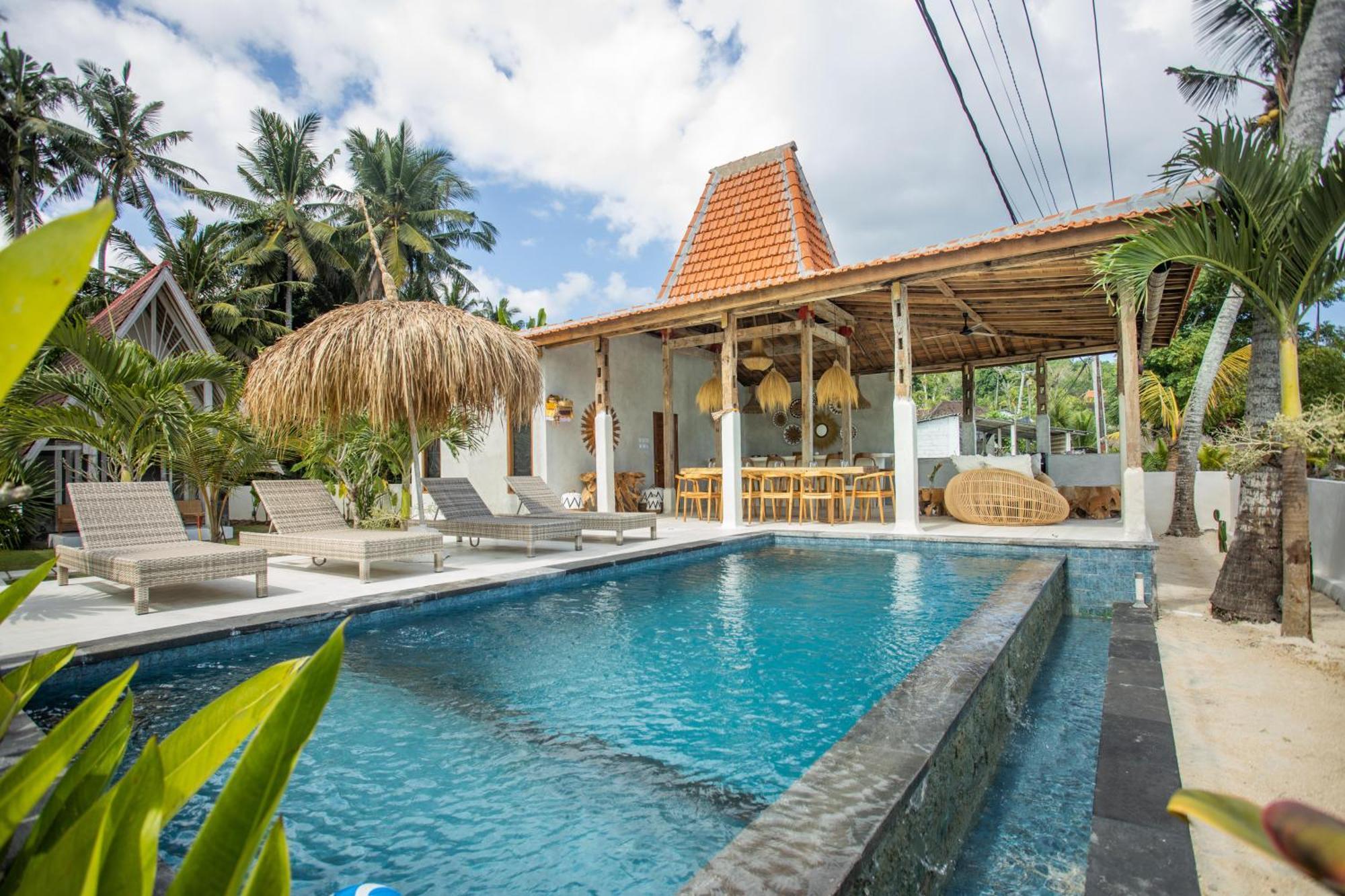 Sunset House Ceningan, 10 Person Beachview Private Villa Lembongan Exterior foto